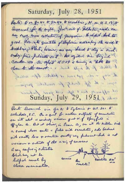 skinner notebook 6/30/51